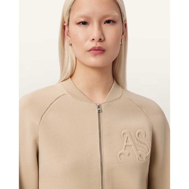 AllSaints Sonny Zip Up Cardigan image number 2